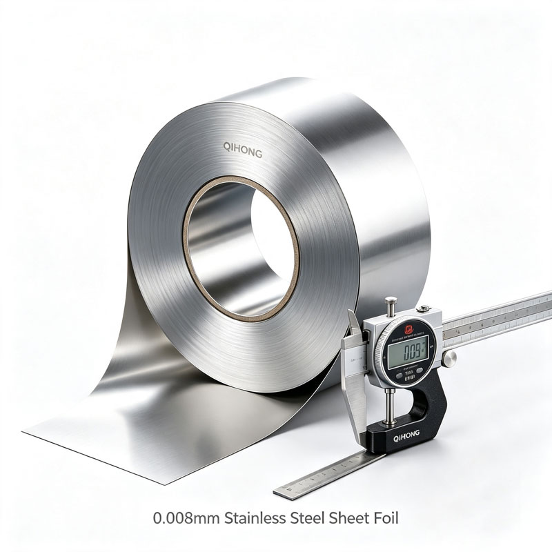 0,008 mm roestvrijstalen plaatfolie